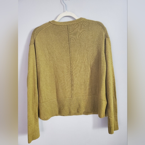 Lululemon 🍋 Cashlu Boxy Crewneck Sweater Auric Gold Size Medium (8) - Picture 2 of 16